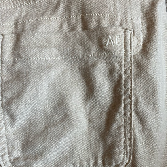 American Eagle Linen Cotton Blend Low Rise Maxi Skirt with High Slits - Picture 7 of 8